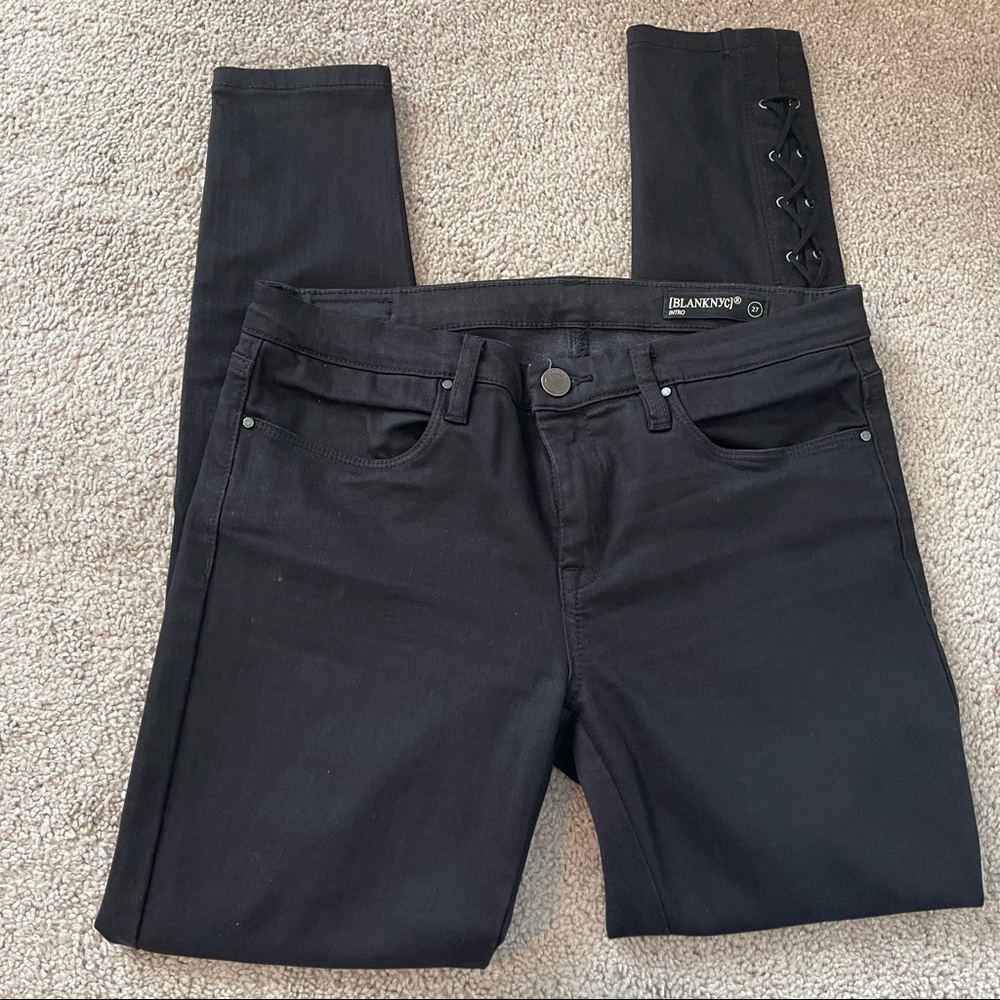 BLANK NYC Black Embellished Jeans